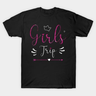 Girls Trip 2023 Shirt Weekend Summer Vacation Girls Road Trip T-Shirt